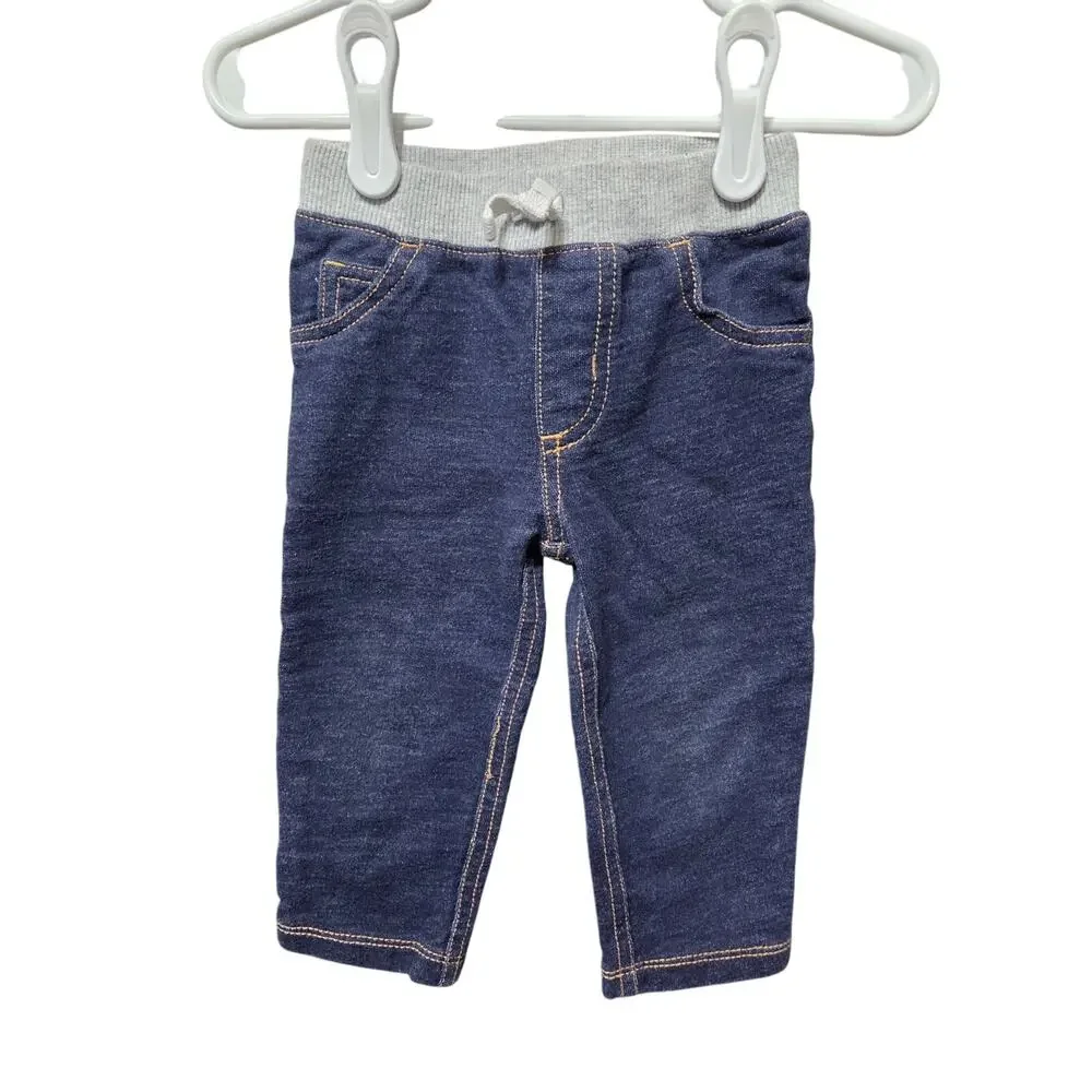 5/$15 Elastic Waistband Jeans - Carter's - 12mo